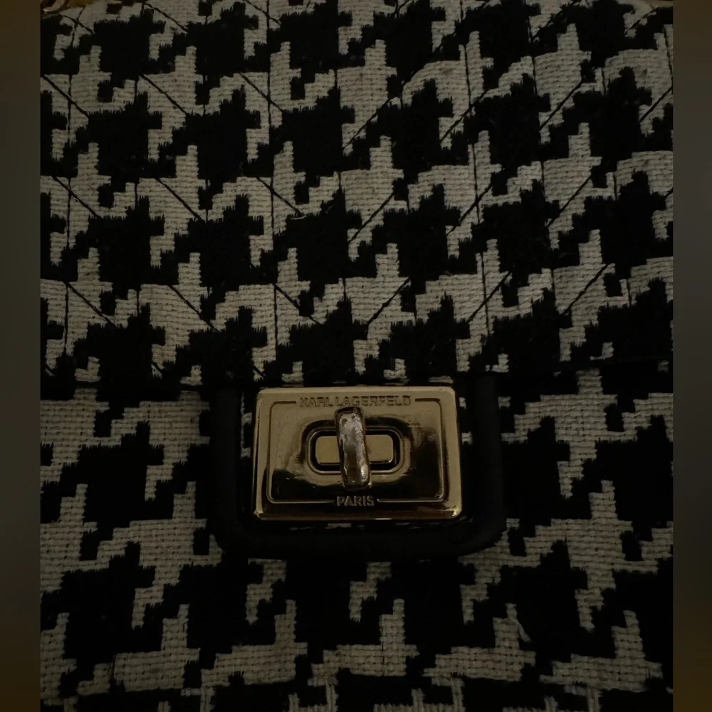 Karl Lagerfeld - Agnes Bag ( black & white ) - Picture 5 of 7